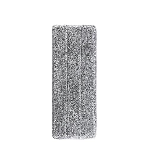 Wischmopp Bezug 6/1 STÜCKE Mikrofaser-Mopp-Pads Ersatz Haushaltswaschbares Sprühmopp-Tuch Tragbares Haushalts-Moppkopf-Reinigungstuch-Pad 33x12cm(1PC) von EXKURPOO