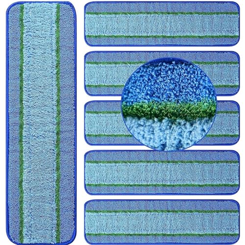 Wischmopp Bezug 6er-Pack Tiefenreinigungspads For Die Wischmopp-Familie, Waschbare Und Wiederverwendbare Mikrofaser-Reinigungspads For Hartholz Verschiedene Oberflächen Wischmopp Bezug 6er-Pack Tiefenreinigungspads For Die Wischmopp-Familie, Waschbare Und Wiederverwendbare Mikrofaser-Reinigungspads For Hartholz Verschiedene Oberflächen von EXKURPOO