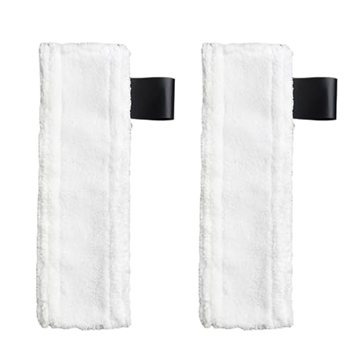 Wischmopp Bezug Ersatz Dampf Reiniger Boden Mopp Tuch Abdeckung Lumpen Pads for Staubsauger Ersatzteile(2pcs) von EXKURPOO