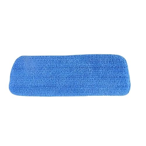 Wischmopp Bezug Ersetztes Mopptuch, Wiederverwendbares Mikrofaserpad For Sprühmopp, Praktische Haushaltsstaubreinigung, Reinigungswerkzeuge For Küche Und Wohnzimmer(Blue) von EXKURPOO