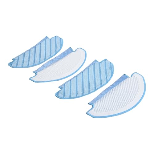 Wischmopp Bezug Home Tools Wischpad 4 Stück for Mikrofaser-Pad Staubsauger Starke Wasseraufnahme von EXKURPOO