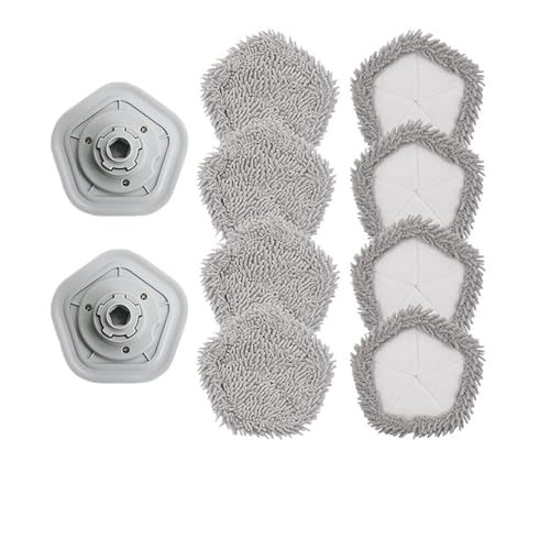 Wischmopp Bezug Mopp-Pad Ersatzteile For Selbstreinigende Roboter-Staubsauger Und Mopp-Zubehör Staubsauger Mopp(Mop Pad 10PCS) von EXKURPOO