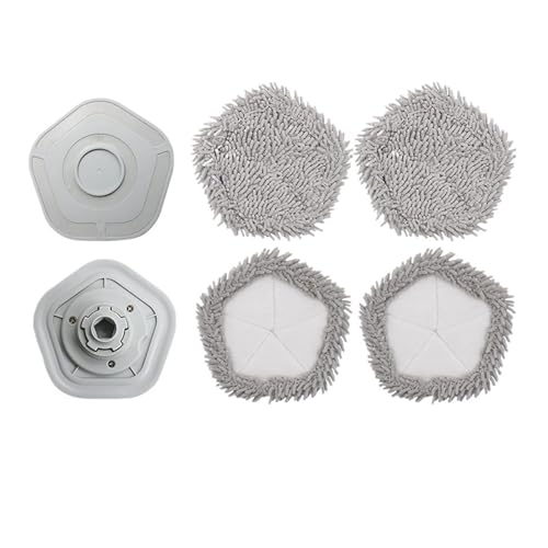 Wischmopp Bezug Mopp-Pad Ersatzteile For Selbstreinigende Roboter-Staubsauger Und Mopp-Zubehör Staubsauger Mopp(Mop Pad 6PCS) von EXKURPOO