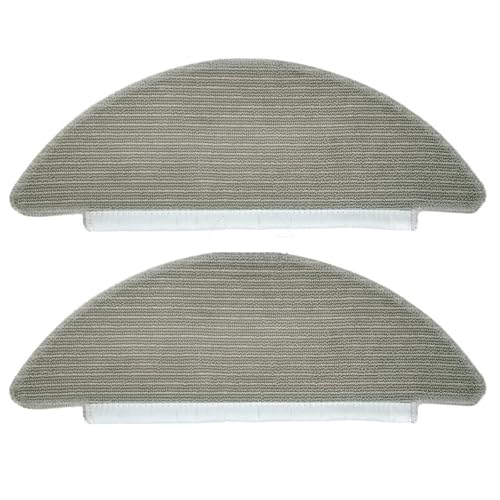 Wischmopp Bezug Mopptücher for Tücher Lumpen Zubehör Staubsauger Ersatzteile(2 mops) von EXKURPOO