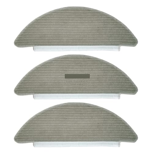 Wischmopp Bezug Mopptücher for Tücher Lumpen Zubehör Staubsauger Ersatzteile(3 mops) von EXKURPOO