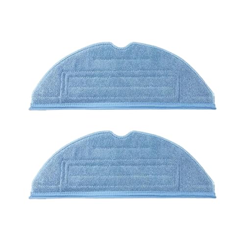 Wischmopp Bezug Waschbar und wiederverwendbar Mopp Tuch Pads Ersatz for Ultra Staubsauger Teile Mikrofaser Soft Pad(2PCS) von EXKURPOO