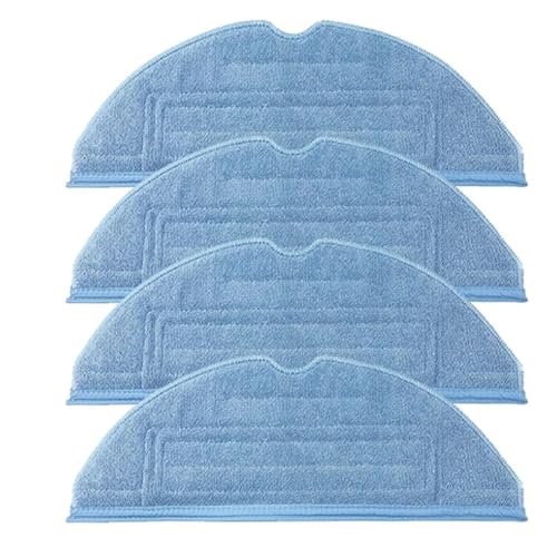 Wischmopp Bezug Waschbar und wiederverwendbar Mopp Tuch Pads Ersatz for Ultra Staubsauger Teile Mikrofaser Soft Pad(4PCS) von EXKURPOO