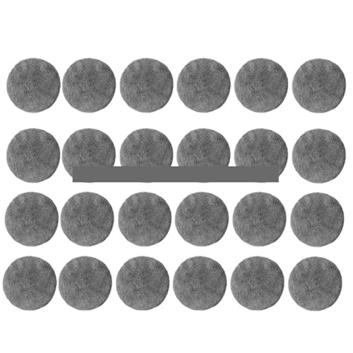 Wischmopp Bezug Waschbare Mopp-Pads for elektrische Fensterstaubsauger, Lappen, Fensterglas-Reinigungskleidungs-Kits(24pcs) von EXKURPOO