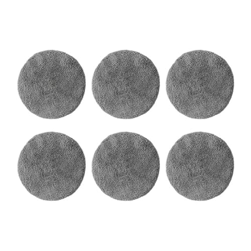 Wischmopp Bezug Waschbare Mopp-Pads for elektrische Fensterstaubsauger, Lappen, Fensterglas-Reinigungskleidungs-Kits(6pcs) von EXKURPOO