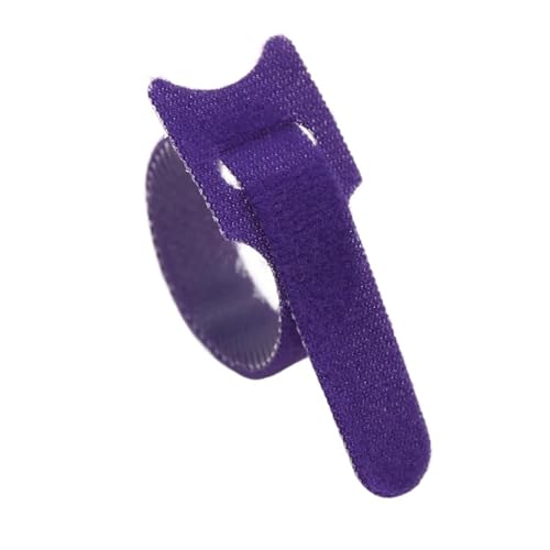 kabelbinder Lösbare Kabelbinder Kunststoffbefestigung Wiederverwendbare Kabelbinderbänder Nylon Wrap Zip Bundle Bandage Tie(Purple,150mm x 50Pcs) von EXKURPOO