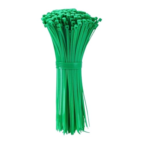 kabelbinder Selbstsichernde Kabelbinder aus Nylondraht, Kabelbinder-Organizer for Befestigen von Kabeln(4x200mm100PCS) von EXKURPOO