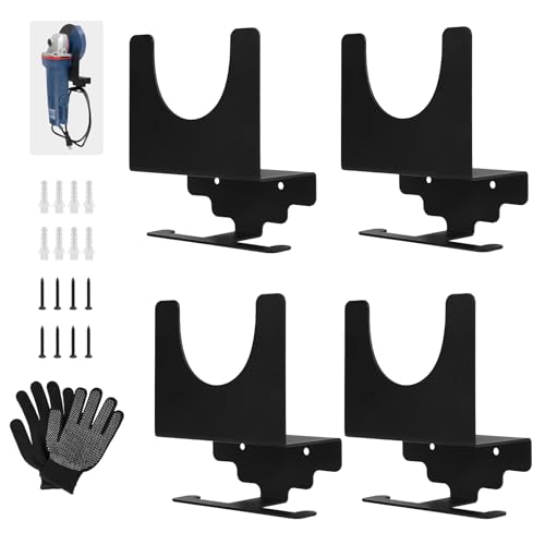 EXLECO 4 Stück Wandhalterung Winkelschleifer Halterung mit Schrauben, 115mm 125mm Flex Halterung Wand Werkzeug Halterung Winkelschleifer Organizer aus Stahl Werkstatt Zubehör für Schneider Polierer EXLECO 4 Stück Wandhalterung Winkelschleifer Halterung mit Schrauben, 115mm 125mm Flex Halterung Wand Werkzeug Halterung Winkelschleifer Organizer aus Stahl Werkstatt Zubehör für Schneider Polierer von EXLECO