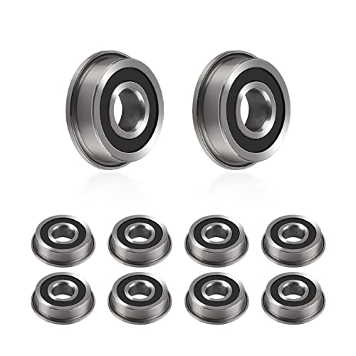 EXLECO 10er F695-2RS Kugellager 5mm Miniatur Rillenkugellager Metall Doppel Abgeschirmte Lager Frictionless Metallradlager Skateboard Bearings Kohlenstoffstahl Präzisionslager Skating Zubehör 5x13x4mm EXLECO 10er F695-2RS Kugellager 5mm Miniatur Rillenkugellager Metall Doppel Abgeschirmte Lager Frictionless Metallradlager Skateboard Bearings Kohlenstoffstahl Präzisionslager Skating Zubehör 5x13x4mm von EXLECO