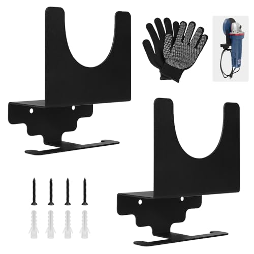 EXLECO 2 Stück Wandhalterung Winkelschleifer Halterung mit Schrauben, 115mm 125mm Flex Halterung Wand Werkzeug Halterung Winkelschleifer Organizer aus Stahl Werkstatt Zubehör für Schneider Polierer EXLECO 2 Stück Wandhalterung Winkelschleifer Halterung mit Schrauben, 115mm 125mm Flex Halterung Wand Werkzeug Halterung Winkelschleifer Organizer aus Stahl Werkstatt Zubehör für Schneider Polierer von EXLECO