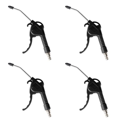 EXLECO 4 X Druckluftpistole Ausblaspistole Druckluft 95mm Blasrohr Luftdruckpistole Kompressor Luftpistole mit 1/4" Anschluss Luftblaspistole Kunststoffgehäuse Blaspistole max. 8 bar Schwarz EXLECO 4 X Druckluftpistole Ausblaspistole Druckluft 95mm Blasrohr Luftdruckpistole Kompressor Luftpistole mit 1/4" Anschluss Luftblaspistole Kunststoffgehäuse Blaspistole max. 8 bar Schwarz von EXLECO