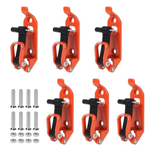 EXLECO 6 X 17-40mm Schaufelhalter Dachträger Schaufel Halterung Axthalter Dachträger Zubehör Spannverschluss Gummi Verschlusslager Wandmontagehalterungen für Lastwagen Auto Boot Werkzeug Spaten Orange EXLECO 6 X 17-40mm Schaufelhalter Dachträger Schaufel Halterung Axthalter Dachträger Zubehör Spannverschluss Gummi Verschlusslager Wandmontagehalterungen für Lastwagen Auto Boot Werkzeug Spaten Orange von EXLECO