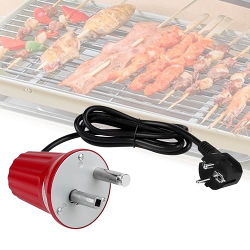 EXLECO Grillmotor BBQ Motor Barbecue Grill Motor Grill Elektrische Maschine Outdoor BBQ Werkzeug Zubehör Rot von EXLECO