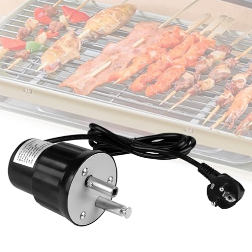 EXLECO Grillmotor BBQ Motor Barbecue Grill Motor Grill Elektrische Maschine Outdoor BBQ Werkzeug Zubehör Schwarz von EXLECO