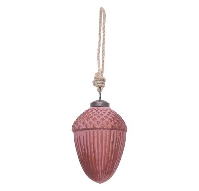 EXNER Dekoobjekt Exner Ornament Vitreous, burgunder, Glas, 7x7x10 cm, 258264 von EXNER