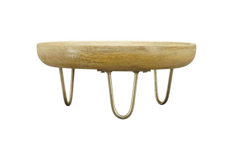 Exner GmbH Garten- & Wohnaccessoires Dekotablett Tablett mit Fuß Dost - Alu/Holz - 25x25x11 cm Exner GmbH Garten- & Wohnaccessoires Dekotablett Tablett mit Fuß Dost - Alu/Holz - 25x25x11 cm von Exner GmbH Garten- & Wohnaccessoires