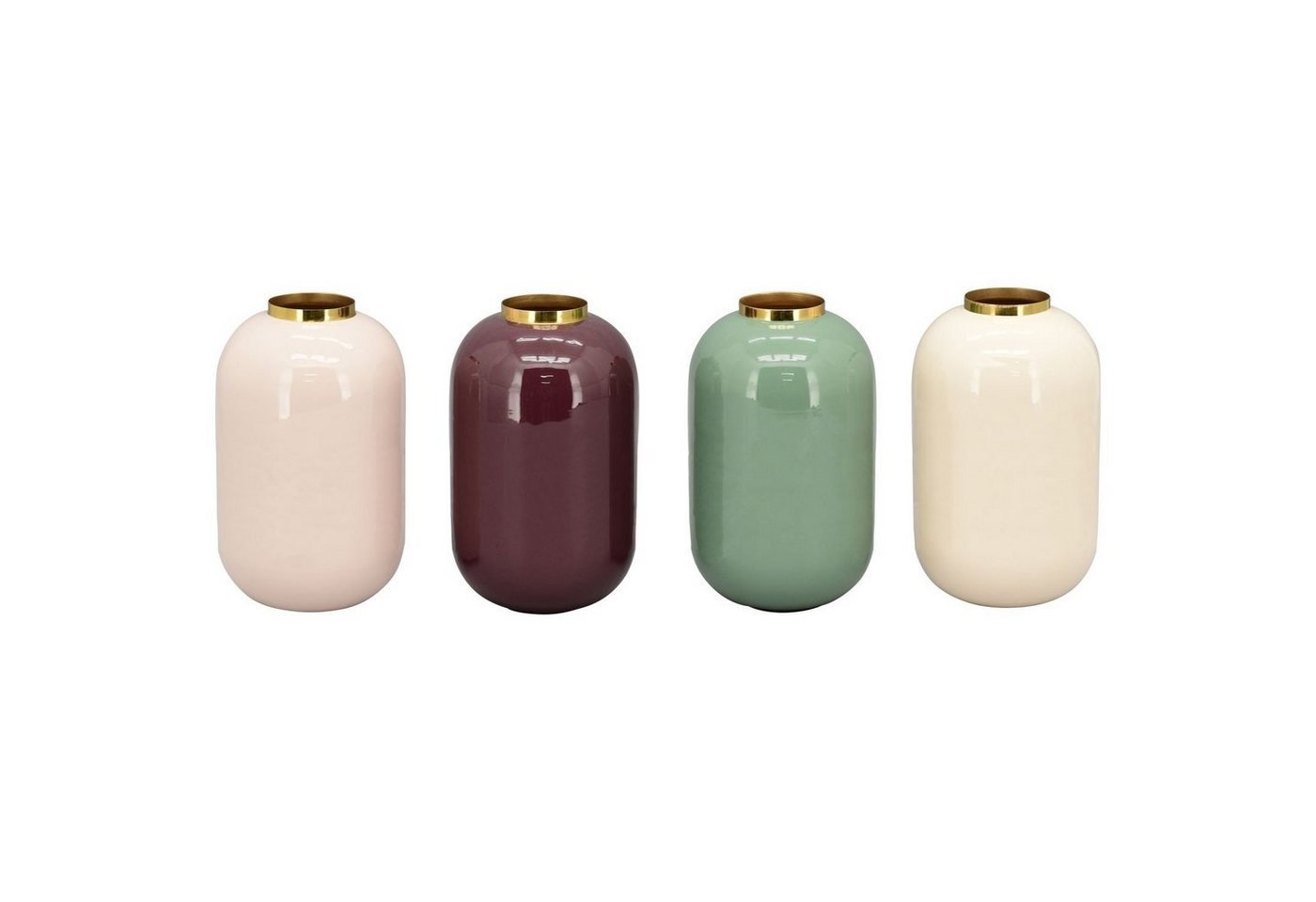 Exner GmbH Garten- & Wohnaccessoires Dekovase Vase EnameL - Metall - 16x16x25 cm - lila/pink/grün/beige - assortiert - 1 Stück Exner GmbH Garten- & Wohnaccessoires Dekovase Vase EnameL - Metall - 16x16x25 cm - lila/pink/grün/beige - assortiert - 1 Stück von Exner GmbH Garten- & Wohnaccessoires
