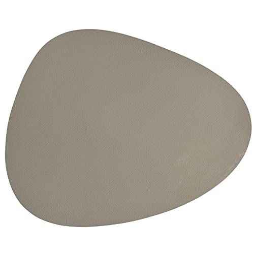 Platzset oval, 40x33x0,2cm,Fb. Silbergrau (Taupe) / VE = 6 Stück/Oval von EXNER