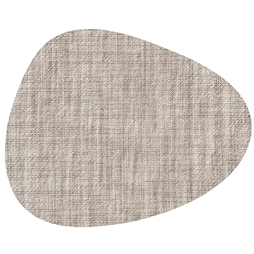 Platzset oval, 40x33x0,2cm,Fb. Toffee melliert/VE = 6 Stück/Oval von EXNER