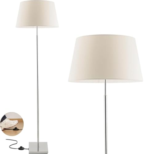 EXO lighting - stehlampe wohnzimmer FIRENZE standleuchte - E27 Lampenfassung - Nickel satiniert - standlampe wohnzimmer - IP20 - wohnzimmerlampe stehlampe - floor lamps for living room EXO lighting - stehlampe wohnzimmer FIRENZE standleuchte - E27 Lampenfassung - Nickel satiniert - standlampe wohnzimmer - IP20 - wohnzimmerlampe stehlampe - floor lamps for living room von EXO lighting