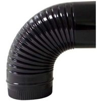 Ofenbogen 200mm schwarz verglast 90º von EXOJO