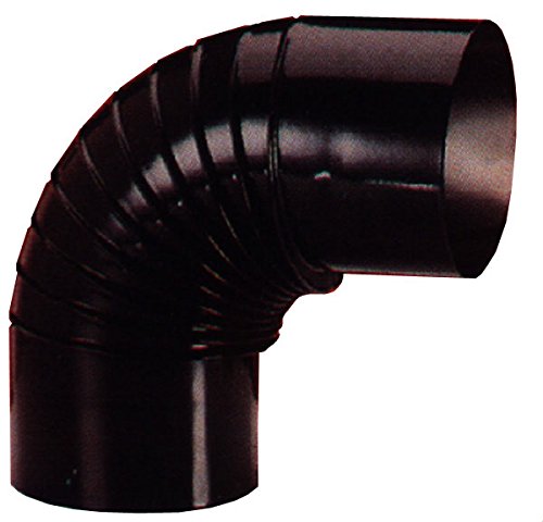 exojo Winkelstück Estufa VITRIF schwarz 90 ° exojo 200 mm von EXOJO