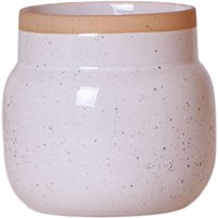 Exotenherz - bertopf Vintage Bowl - Keramik im Vintage-Look - weiß - passend für 9cm Töpfe von EXOTENHERZ