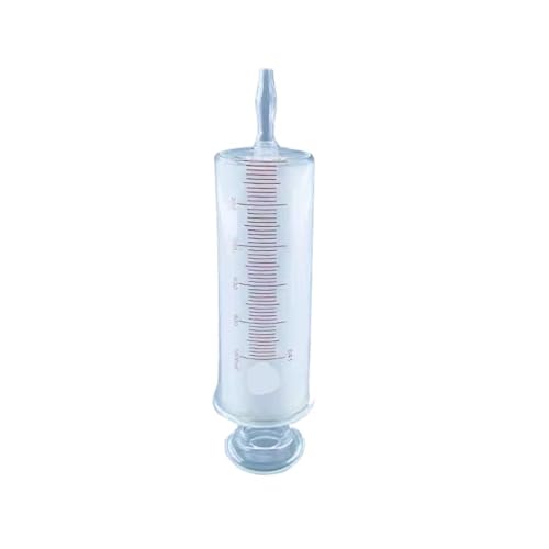 1 Stück 1000 ml große Glasspritze – Manueller Glas-Infuser mit Kaliberoptionen for Probenahme und Injektion(Large Glass Caliber) von EXOTUF