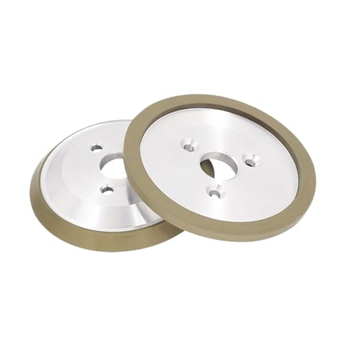 1 Stück 125 mm Dreiloch-Diamantschleifscheibe for Messerschärfen – Präzisions-Schleifscheibe for Wolframstahl, PCD-Fräser(150grit-45DEG) von EXOTUF