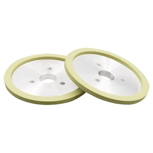 1 Stück 125 mm Dreiloch-Diamantschleifscheibe for Messerschärfen – Schleifscheibe for Wolframstahl- und PCD-Fräser(1000grit-45DEG) von EXOTUF