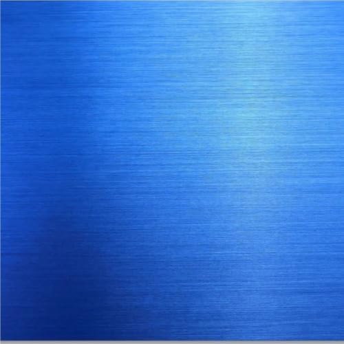 1 Stück sandgestrahlte, gebürstete, satinierte Aluminium-Gravurrohlinge – 1 mm dickes eloxiertes Aluminiumblech – 100 mm x 100 mm(Blue) von EXOTUF