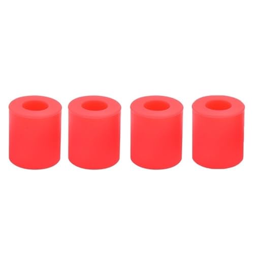 8 Stück 18 mm Silikon-Heißbett-Nivelliersäulen for 3D-Drucker – vibrationsdämpfende Plattform-Nivellierer(Red) von EXOTUF