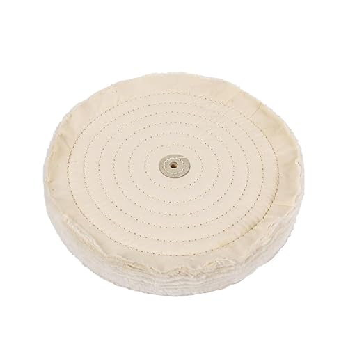 Polierscheibe aus Baumwollfusseltuch – 4–10 Zoll Spiegelpolierscheibe for die Schmuck- und Metallveredelung, 1 Stück(4MM*7INCH) von EXOTUF