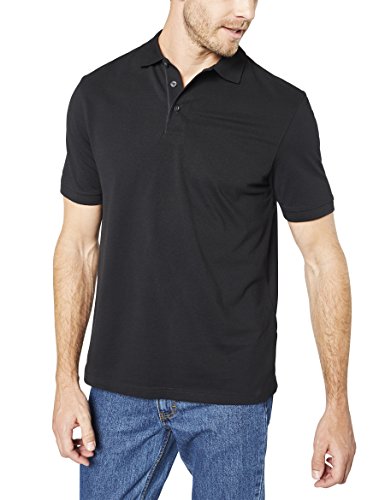 EXPAND 1197900 Herren Arbeits Poloshirt, 005 Schwarz, M von EXPAND