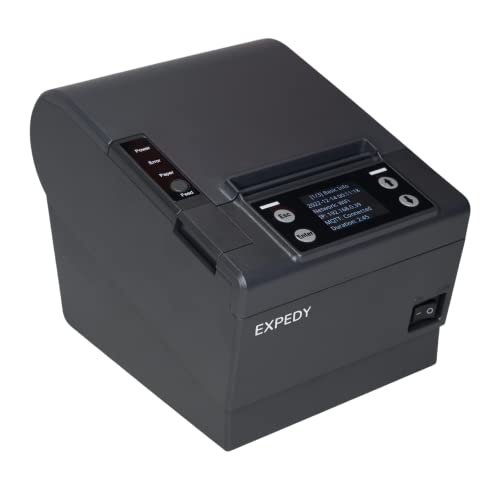 EXPEDY Ticket-Drucker 80 mm Cloud Print MQTT – WooCommerce – Prestashop – Shopify – Wix – Web API Restful JSON – Ethernet RJ45 – WiFi – Bluetooth – USB – RJ11/RJ12 Kassenschublade von EXPEDY