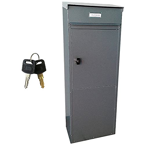 Standbriefkasten Safepost 855 Tiamat anthrazit-grau (RAL 7016) großer Briefkasten mit Edelstahldach Standbriefkasten Safepost 855 Tiamat anthrazit-grau (RAL 7016) großer Briefkasten mit Edelstahldach von EXPERT-Security