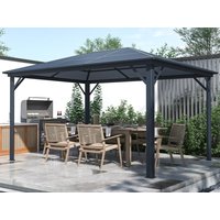 Gartenpavillon aus Aluminium - 3 x 3,95 m - 11,8 m² - RADELA von EXPERTLAND