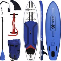 EXPLORER Stand-Up-Paddleset »SUNSHINE«, BxHxL: 81 x 15 x 305 cm - blau von EXPLORER