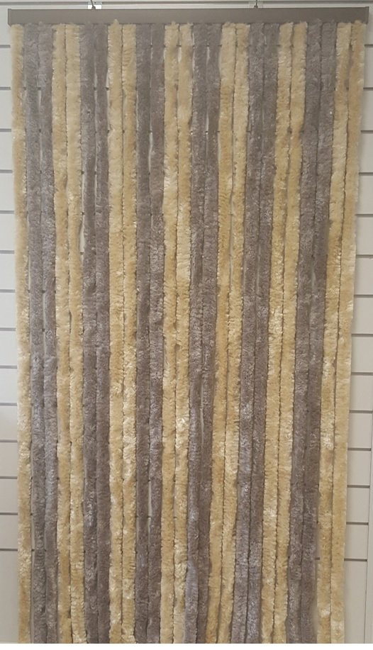 EXPLORER Türvorhang, Hakenaufhängung (1 St), blickdicht, Chenille von EXPLORER