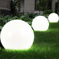 Solarleuchten Kugeln Solarlampe Garten led Gartendeko Solarkugel für Außen Steckleuchte Kugelleuchte Solar, Leuchtdauer ca. 6-8 Stunden, 3er Set von EXPO BÖRSE