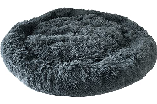 EXPO-Börse GmbH Hundebett Jimmy flauschig grau 60 x 16 cm Hunde Bett Kissen Schlafplatz von EXPO-Börse GmbH
