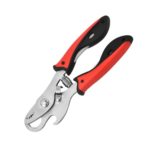 Schere zum Entfernen von Schneckenschwanzen, mit robustem Edelstahl und ergonomischem Gummigriff für einfache Handhabung, Stahlschneckenschere von EXQIOUR