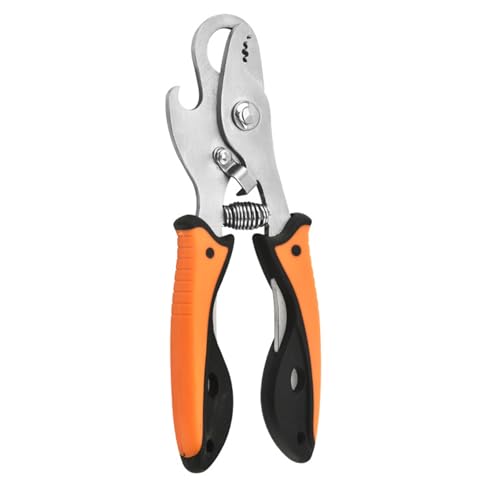 Schere zum Entfernen von Schneckenschwanzen, mit robustem Edelstahl und ergonomischem Gummigriff für einfache Handhabung, Stahlschneckenschere von EXQIOUR