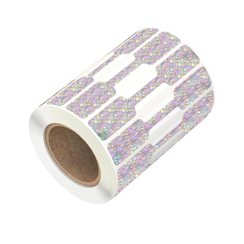 Schmuckaufkleber, stark haftend, Preisetiketten, handgefertigt, natürliches Papier, Etiketten für Dekoration, Ohrringe, Identifikationsetiketten, 500 Stück von EXQIOUR