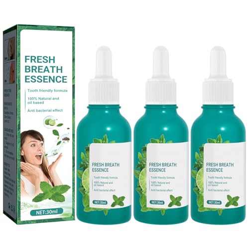 Fresh Breath Oral Care Serum Bad Breath Remover Drops Natural Breath Freshening Drops Easy to carry and convenient Fresh Breath Oil Serum von EXQST