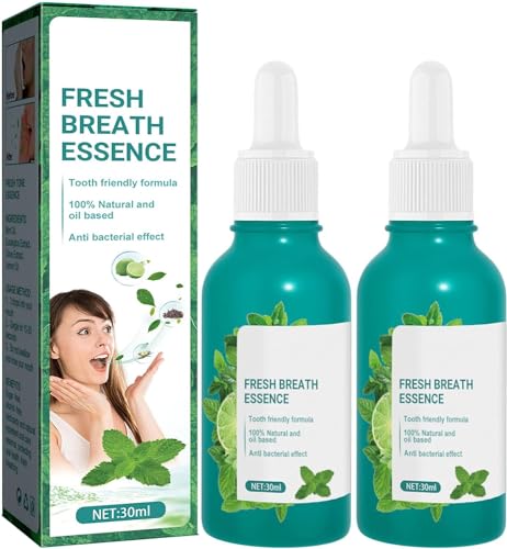 Fresh Breath Oral Care Serum Bad Breath Remover Drops Natural Breath Freshening Drops Easy to carry and convenient Fresh Breath Oil Serum von EXQST